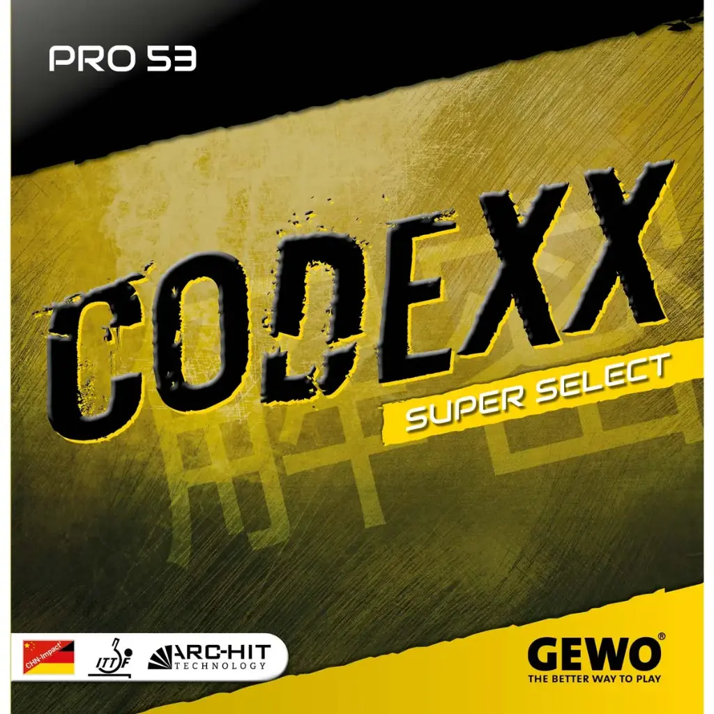GEWO Rubber Codexx PRO SuperSelect 53 (black, 2.3)