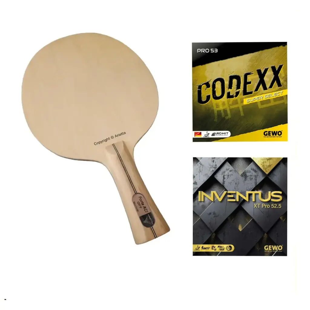 Forte ACI + Inventus XT 50 black + Nexxus Superselect 48 green